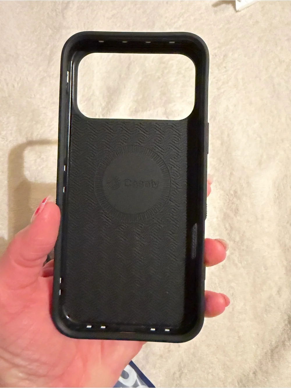 Brand new casely Black Dot White iPhone Case – iPhone 17 pro max